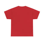 Happy Flamingoween Unisex Heavy Cotton Tee, Halloween T-Shirt, Funny Flamingo Shirt, Autumn Apparel, Unique Holiday Gift