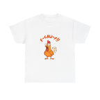F-Caw-F Chicken Unisex Heavy Cotton Tee, Funny Chicken Shirt, Gift for Animal Lovers, Casual Wear, Perfect for Parties