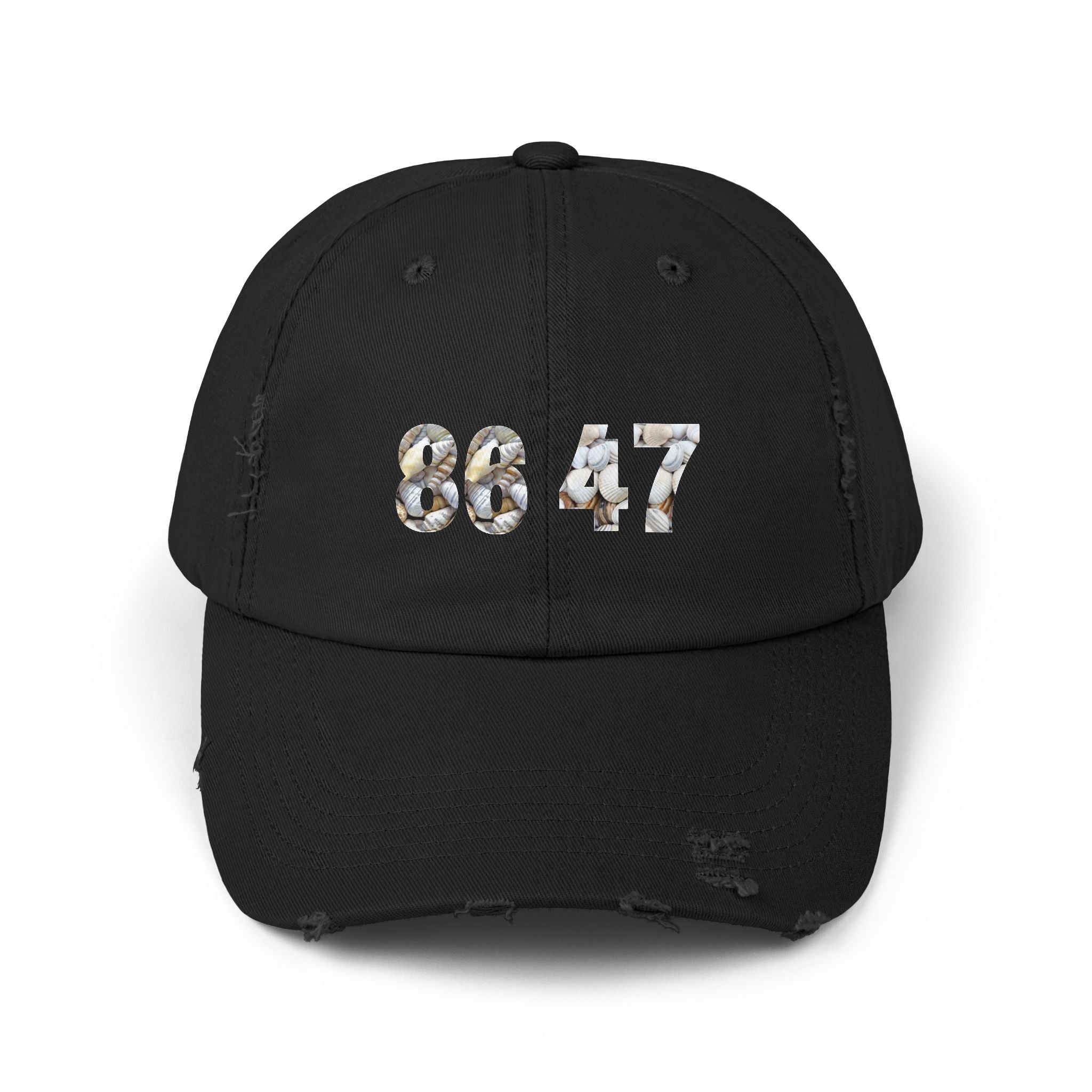 Distressed Unisex Cap with Number Print - Casual Fashion, Summer Accessory, Sports Gear, Gift for Him/Her