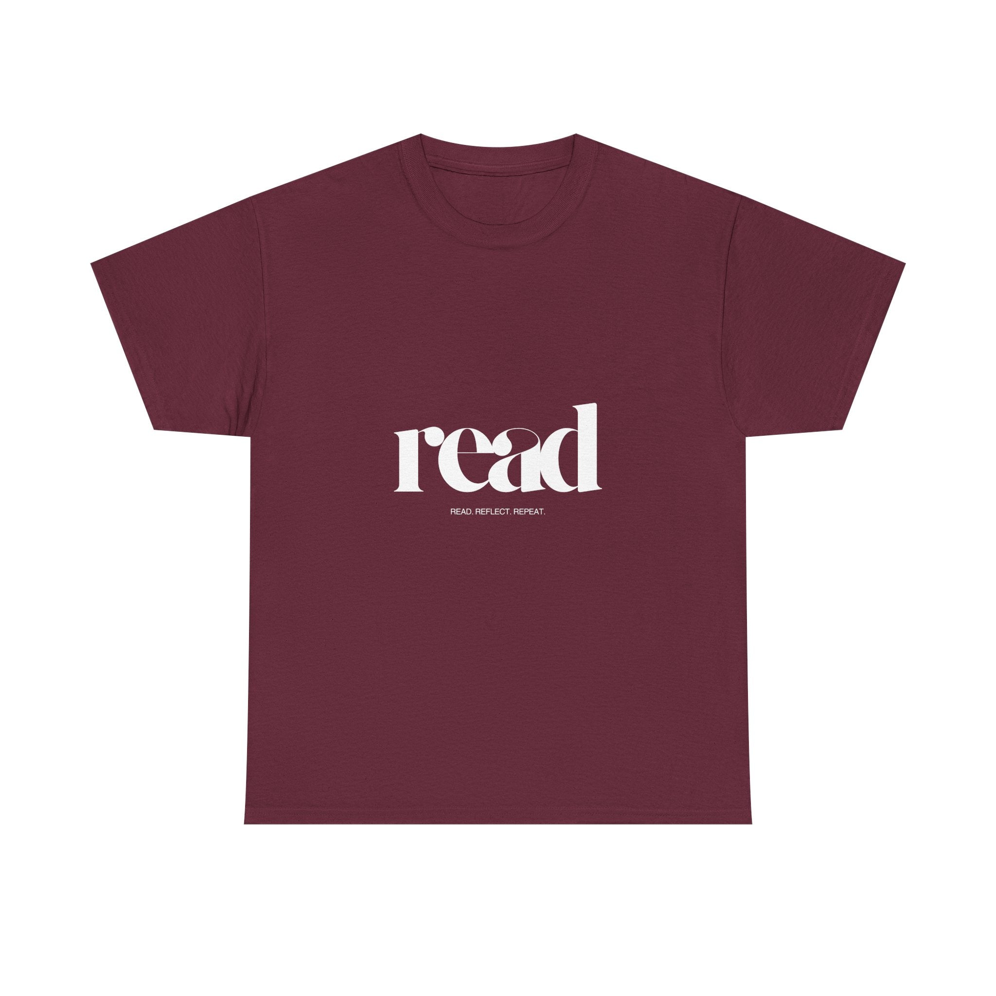 Read Inspired Unisex Heavy Cotton Tee - Perfect for Book Lovers, Casual Wear, Gifts, Book Day, Literature Lovers