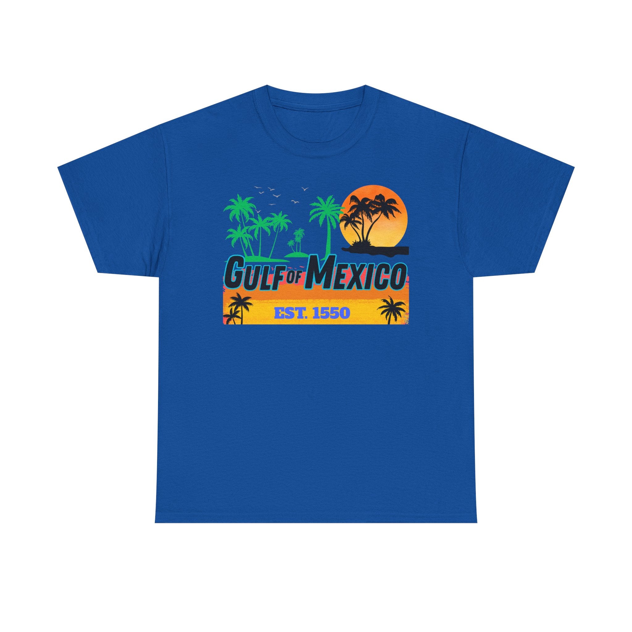 Gulf of Mexico Graphic Tee, Beach T-Shirt, Summer Apparel, Vacation Shirt, Casual Wear