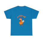 F-Caw-F Chicken Unisex Heavy Cotton Tee, Funny Chicken Shirt, Gift for Animal Lovers, Casual Wear, Perfect for Parties