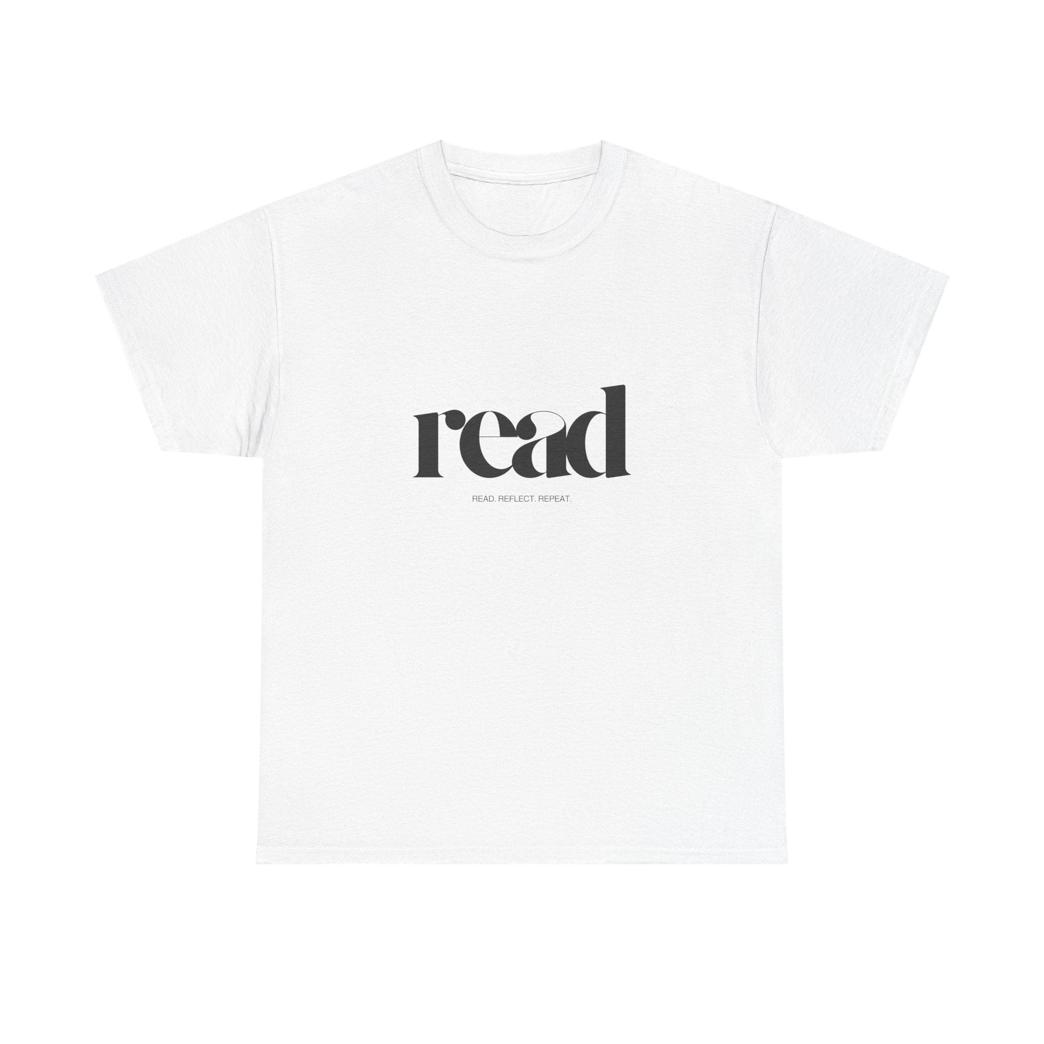 Read Unisex Heavy Cotton Tee - Perfect Gift for Book Lovers, Literary Enthusiasts, Reading Themes, Casual Wear, Bookish Apparel