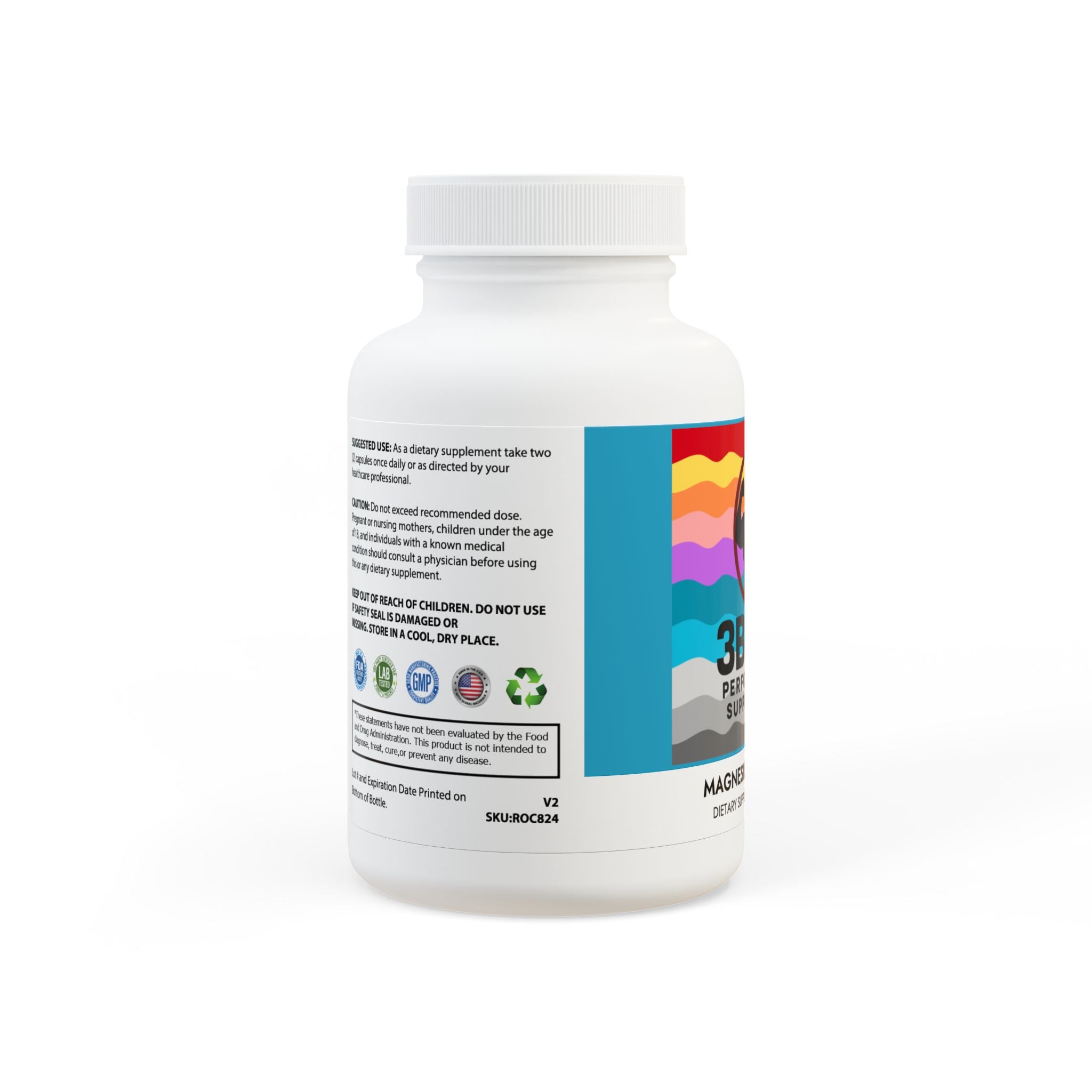 Magnesium Glycinate Supplement (60 Capsules)