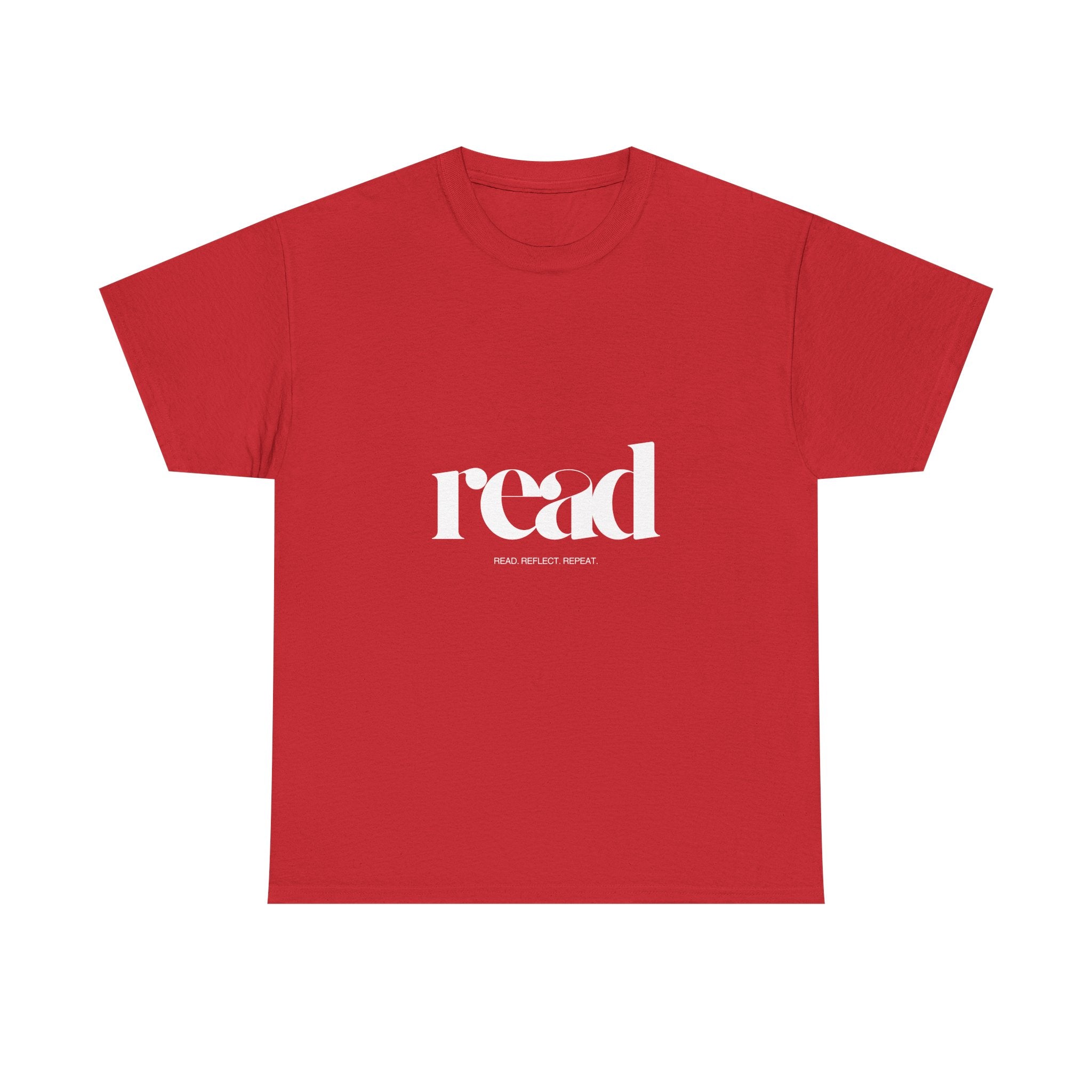 Read Inspired Unisex Heavy Cotton Tee - Perfect for Book Lovers, Casual Wear, Gifts, Book Day, Literature Lovers