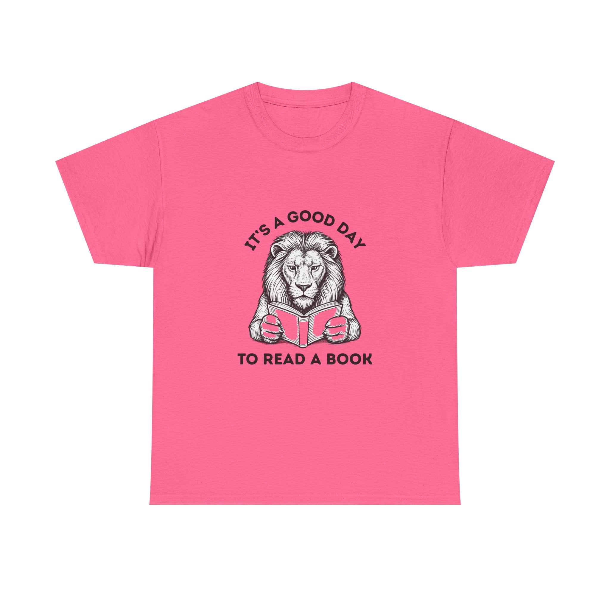 Unisex Heavy Cotton Tee - "It's a Good Day to Read a Book", Casual Shirt, Book Lover Gift, Literary T-Shirt, Reading Enthusiast [...]