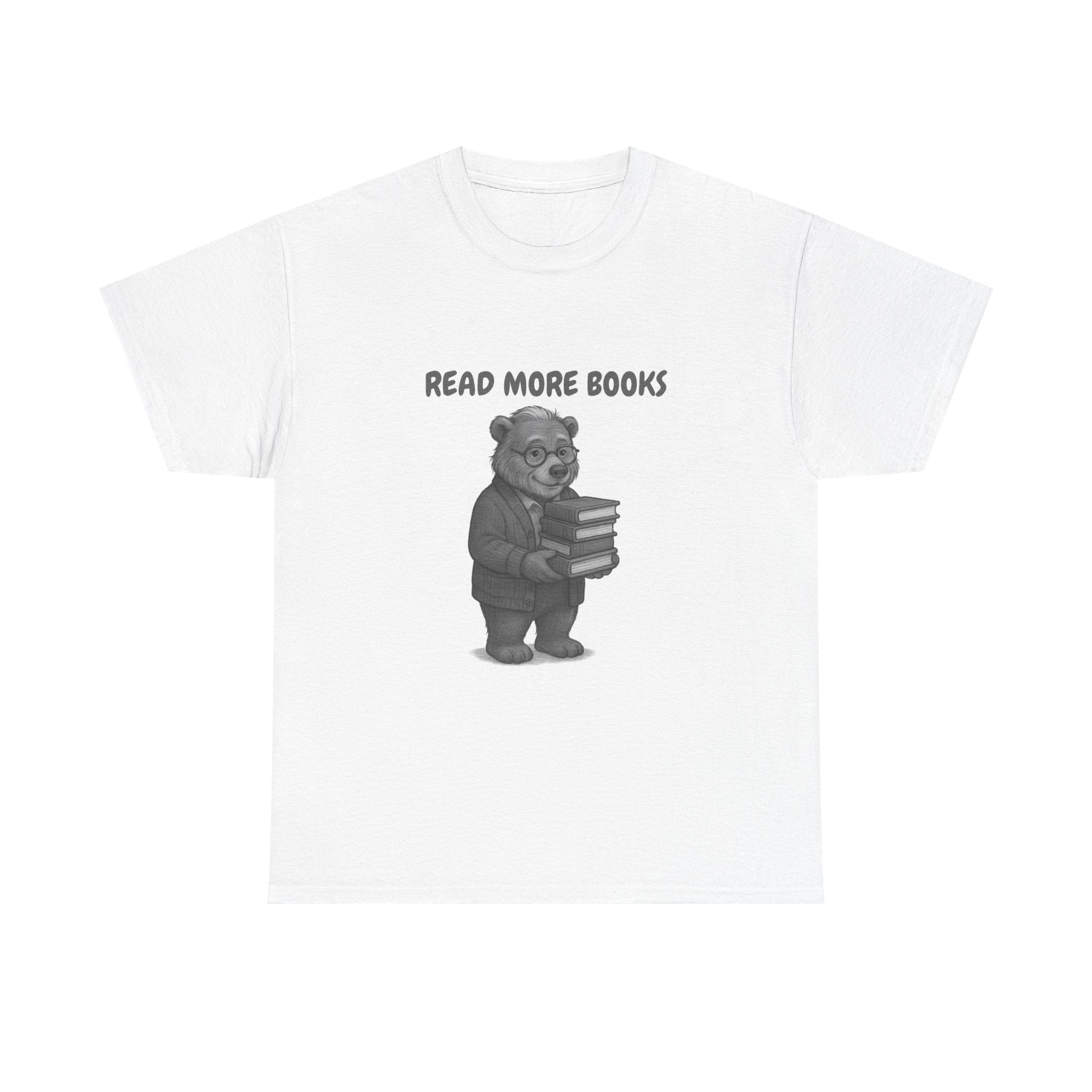 Book Lover's Unisex Tee - Read More Books Shirt, Funny Literature Gift, Casual Wear, Reading Enthusiast Apparel