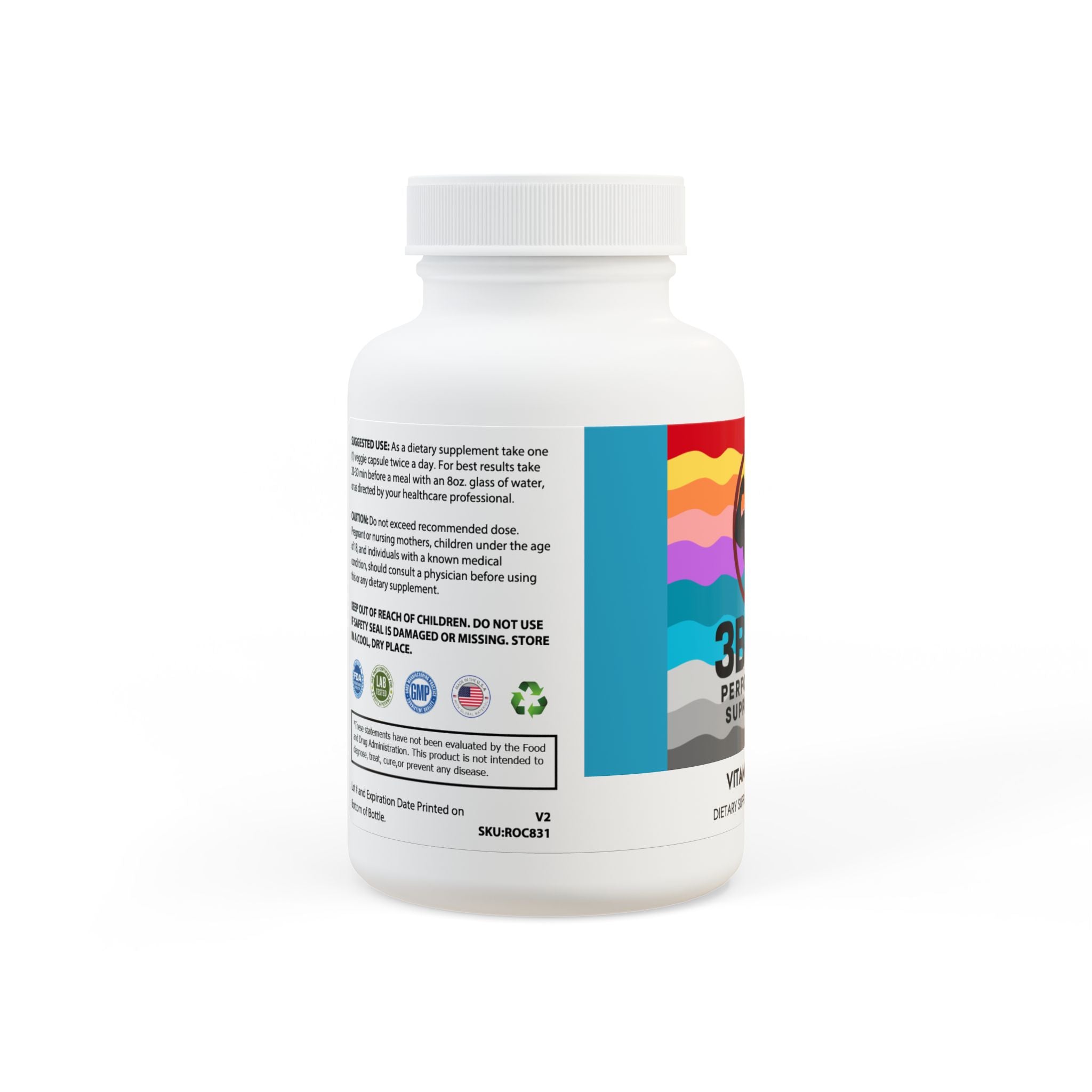 Vitamin K2 + D3 Supplement (60 Capsules)