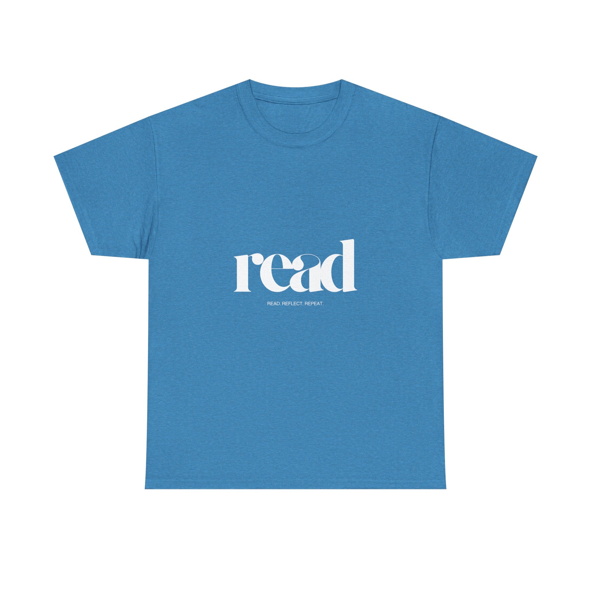 Read Inspired Unisex Heavy Cotton Tee - Perfect for Book Lovers, Casual Wear, Gifts, Book Day, Literature Lovers