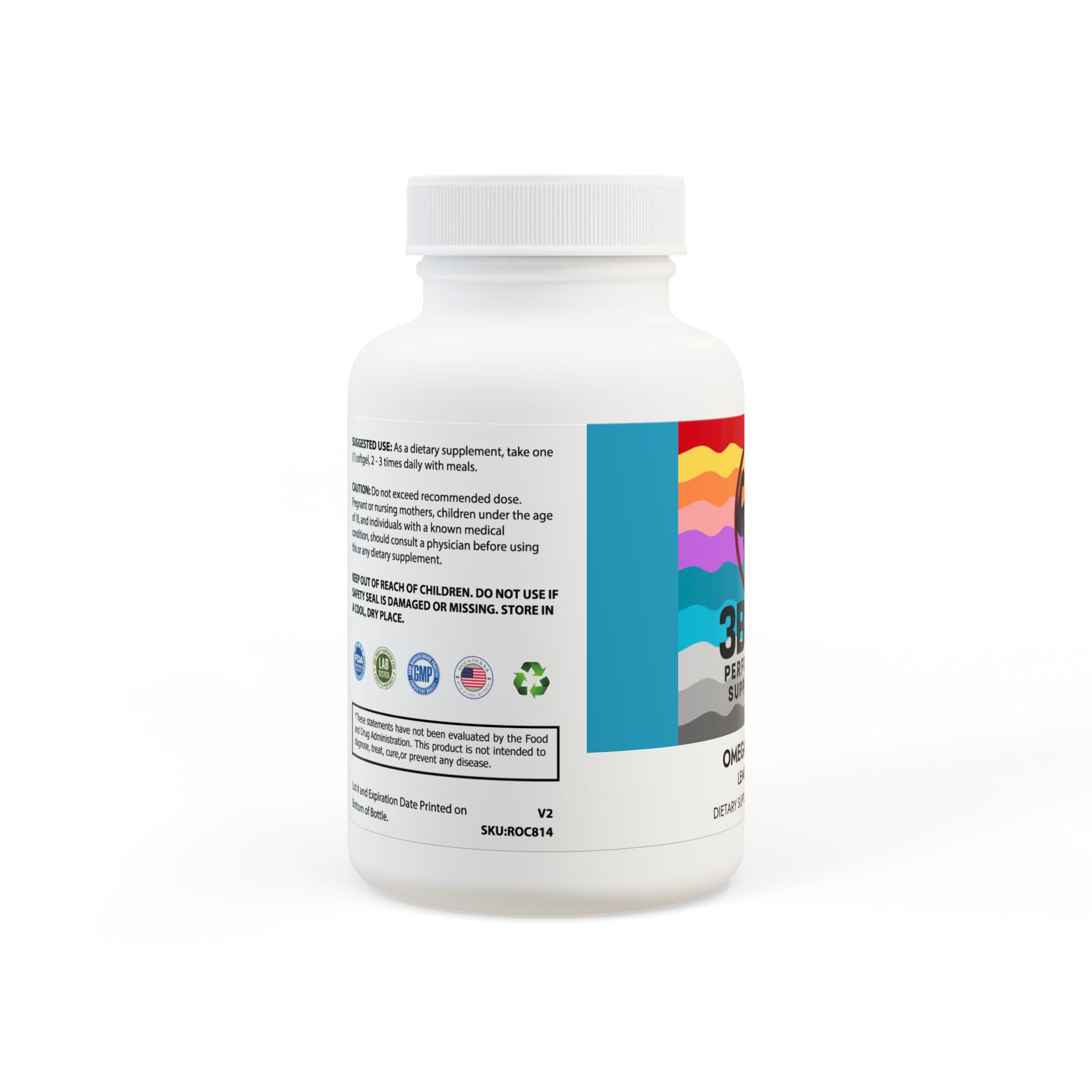 Omega 3 Fish Oil Supplement (60 Softgels)