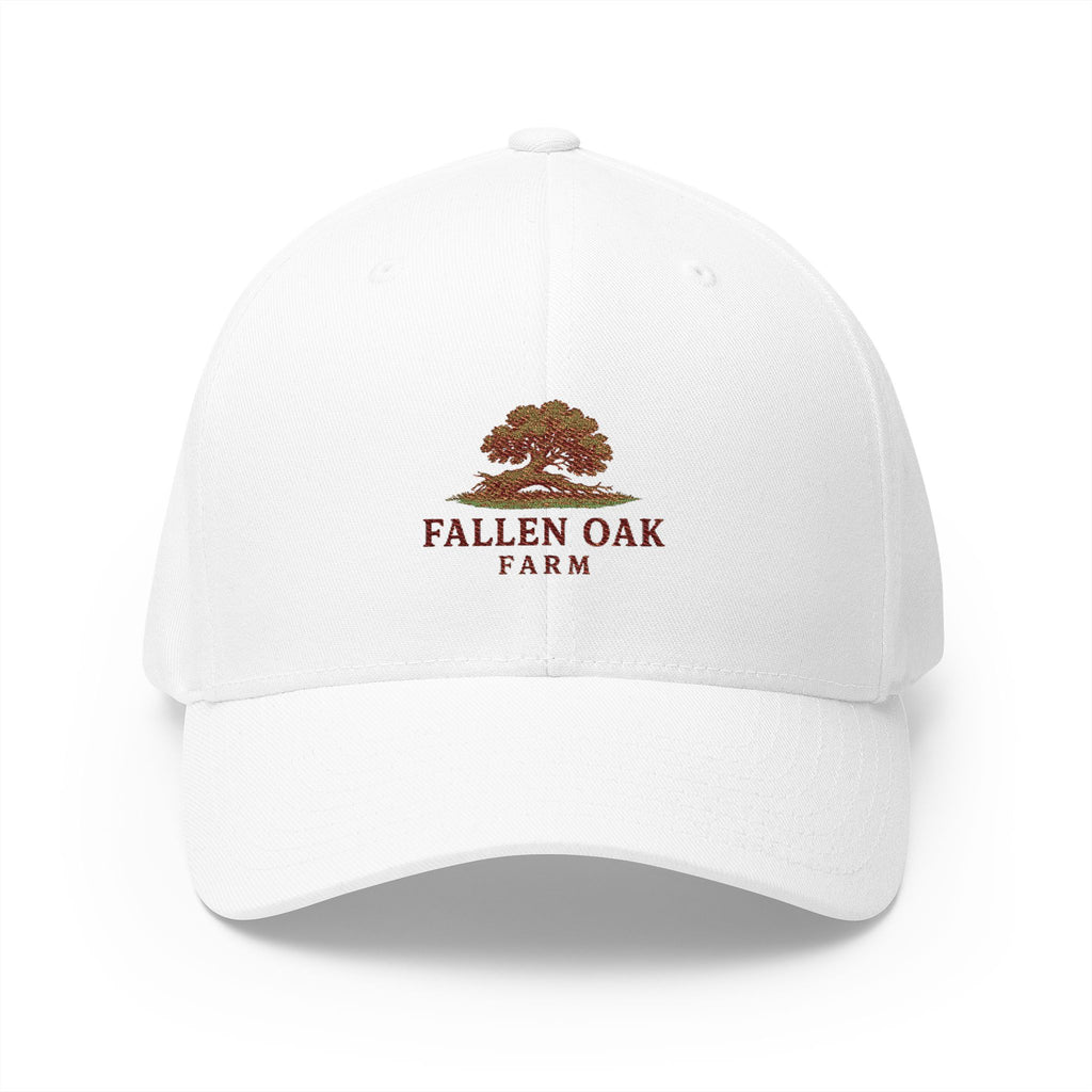 Custom Embroidered Cap - 'Fallen Oak Farm', Personalized Hat for Outdoors, Gift for Nature Lovers, Farmhouse Decor, Trucker Style