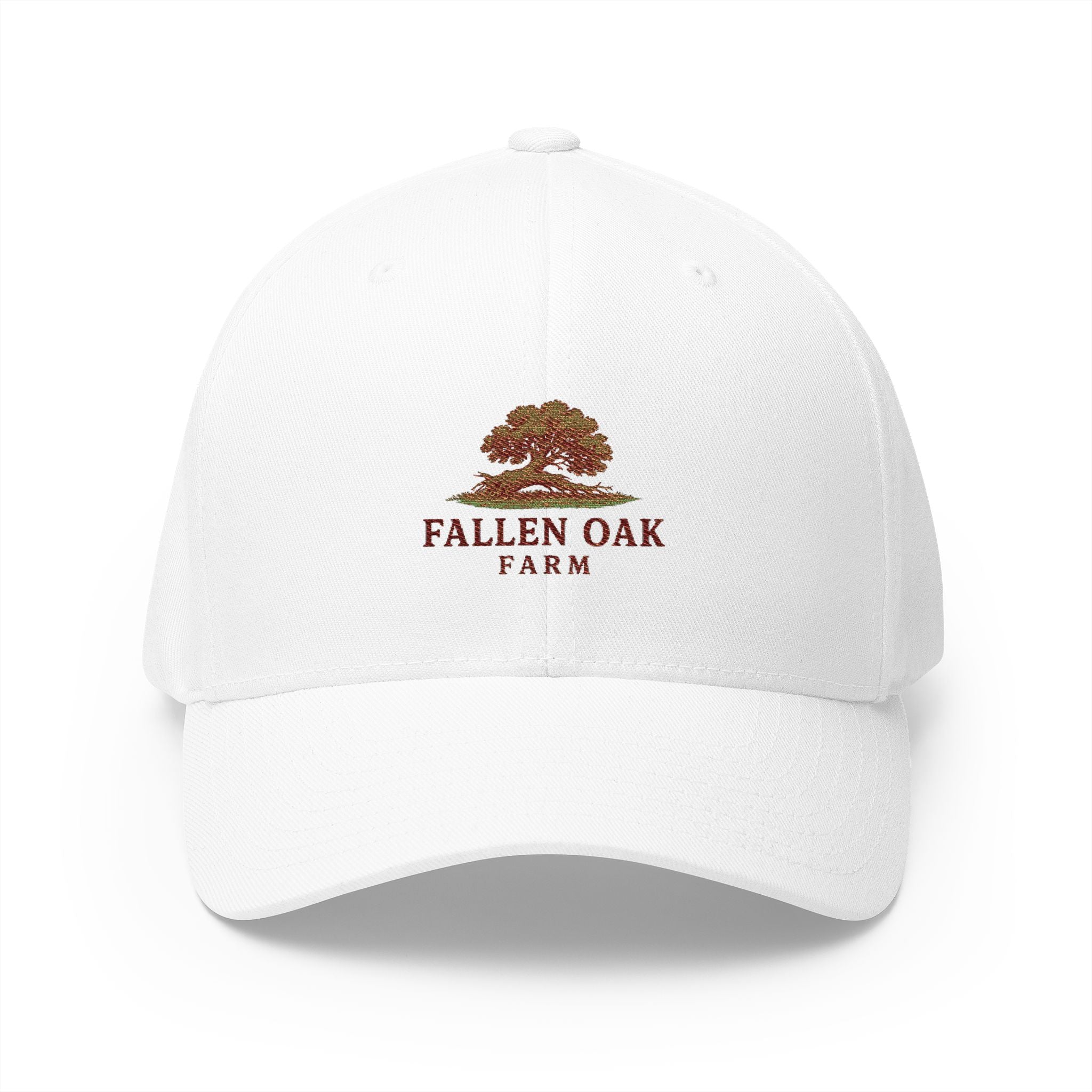 Custom Embroidered Cap - 'Fallen Oak Farm', Personalized Hat for Outdoors, Gift for Nature Lovers, Farmhouse Decor, Trucker Style