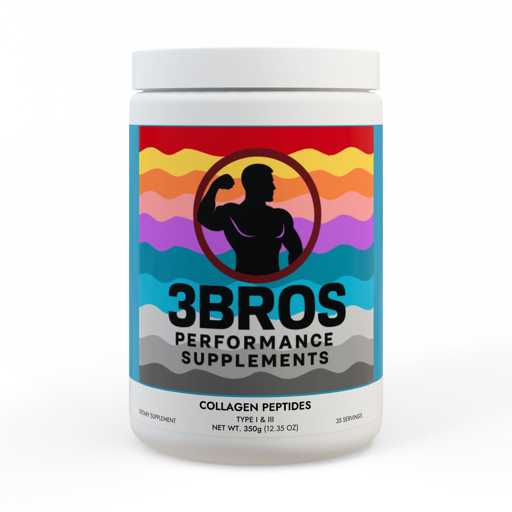 Collagen Peptides Type I & III Supplement (350g, 12.3oz)