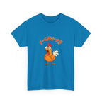 F-Caw-F Chicken Unisex Heavy Cotton Tee, Funny Chicken Shirt, Gift for Animal Lovers, Casual Wear, Perfect for Parties