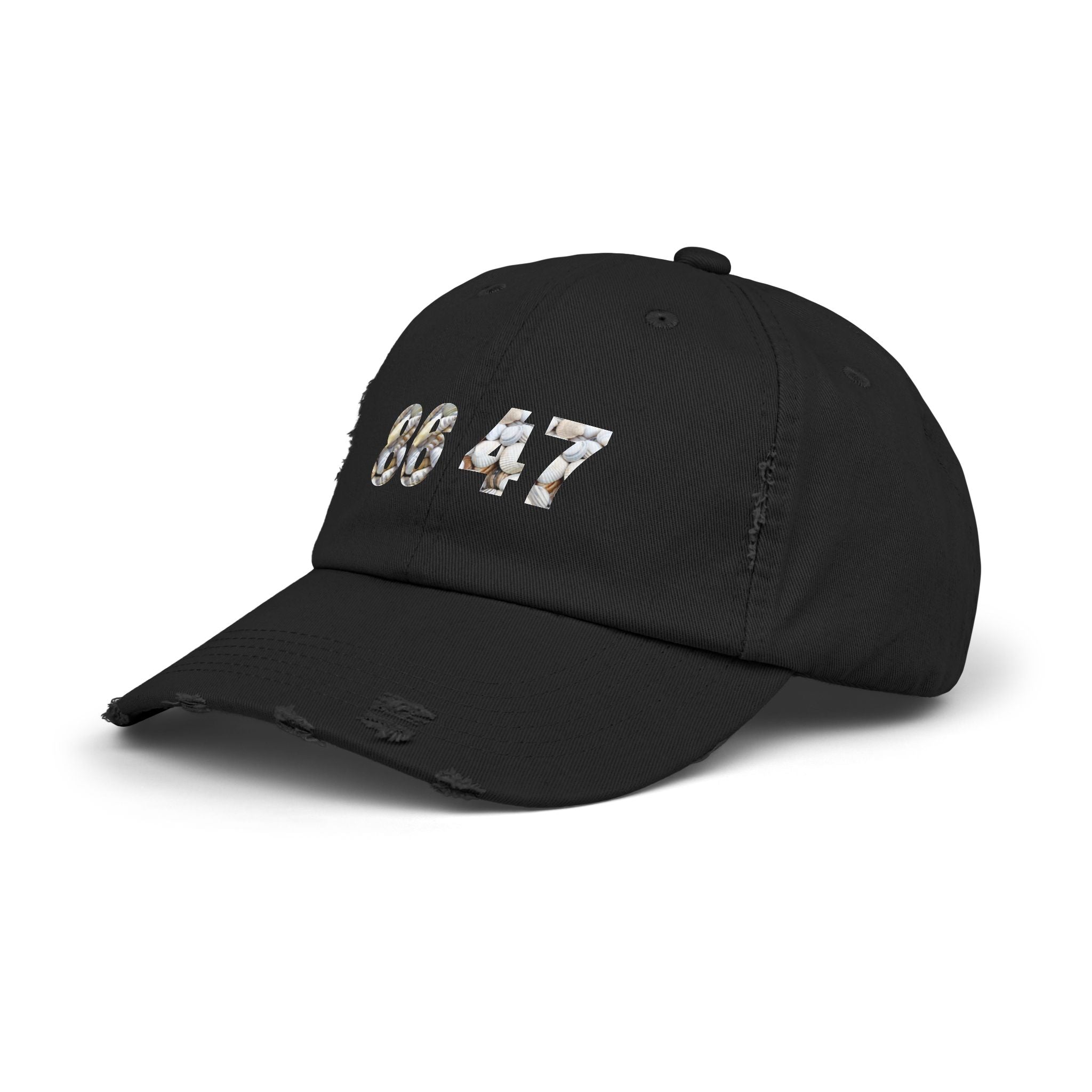 Distressed Unisex Cap with Number Print - Casual Fashion, Summer Accessory, Sports Gear, Gift for Him/Her