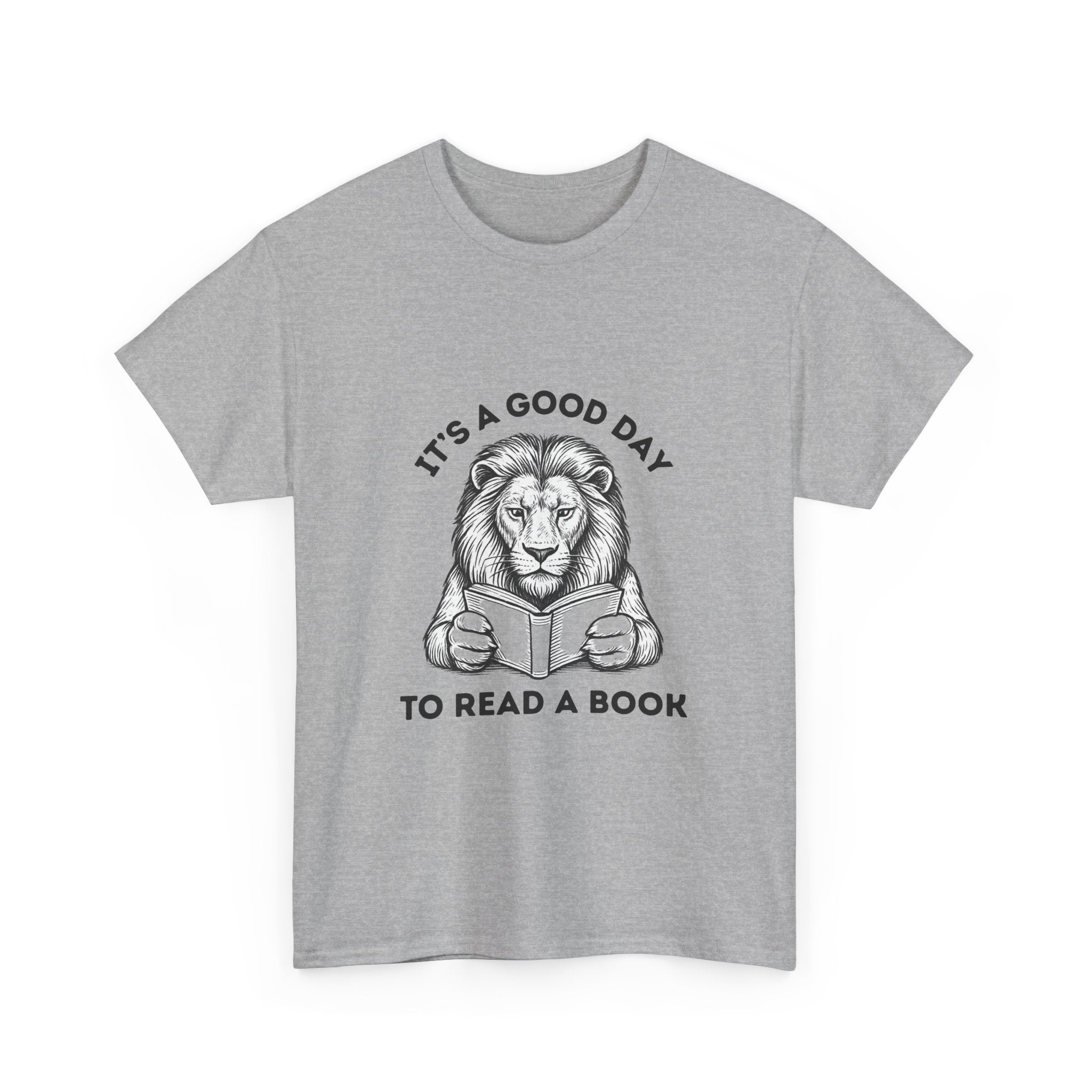 Unisex Heavy Cotton Tee - "It's a Good Day to Read a Book", Casual Shirt, Book Lover Gift, Literary T-Shirt, Reading Enthusiast [...]
