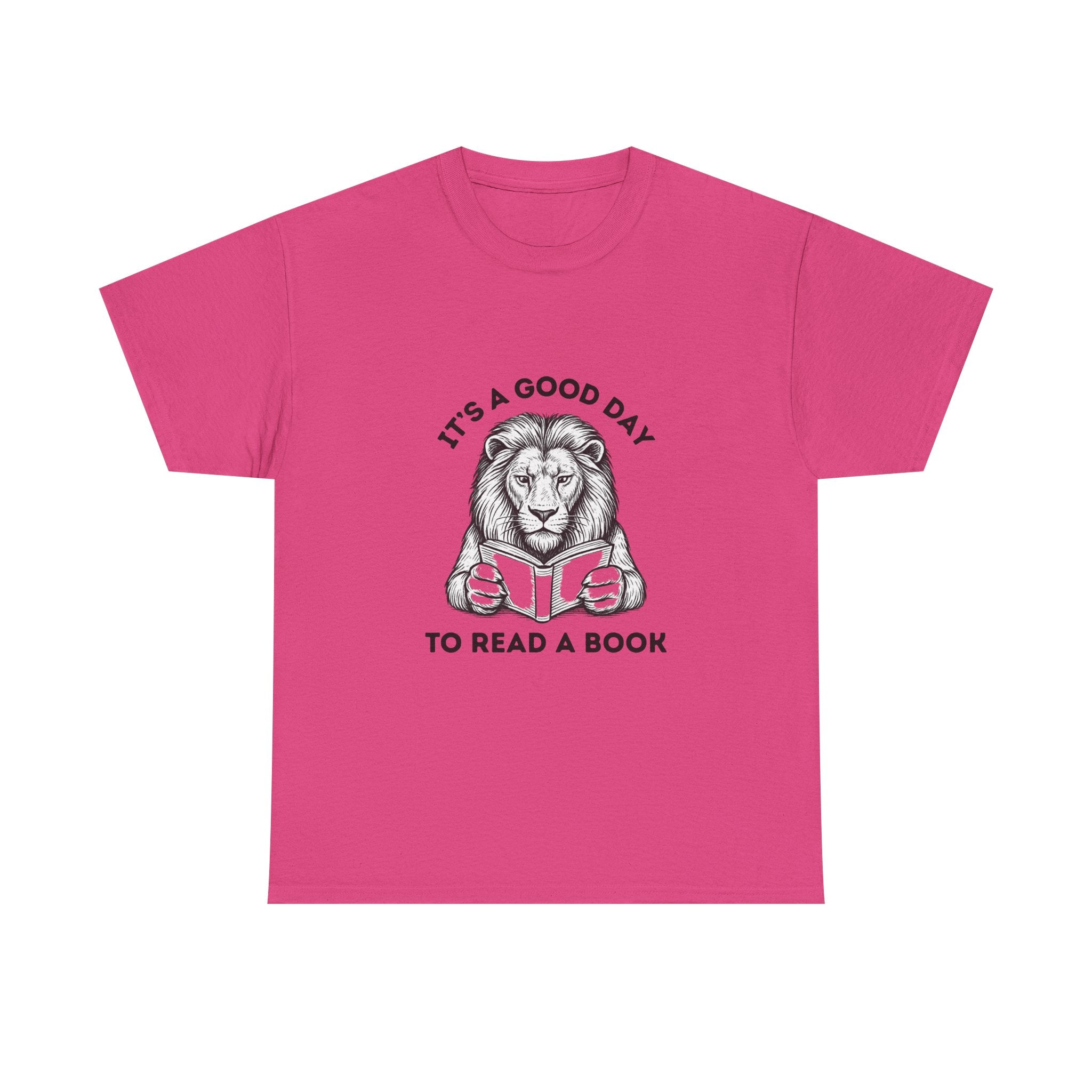 Unisex Heavy Cotton Tee - "It's a Good Day to Read a Book", Casual Shirt, Book Lover Gift, Literary T-Shirt, Reading Enthusiast [...]
