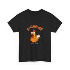 F-Caw-F Chicken Unisex Heavy Cotton Tee, Funny Chicken Shirt, Gift for Animal Lovers, Casual Wear, Perfect for Parties