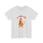 F-Caw-F Chicken Unisex Heavy Cotton Tee, Funny Chicken Shirt, Gift for Animal Lovers, Casual Wear, Perfect for Parties
